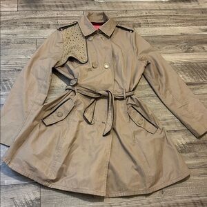 Betsy Johnson corset trench coat